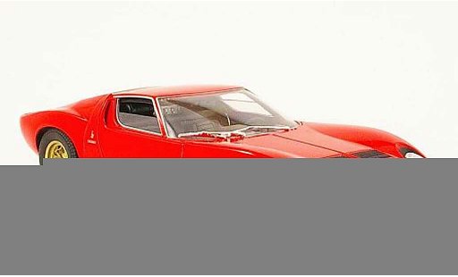 Lamborghini Miura SV 1/18 Welly rot 1971 modellautos