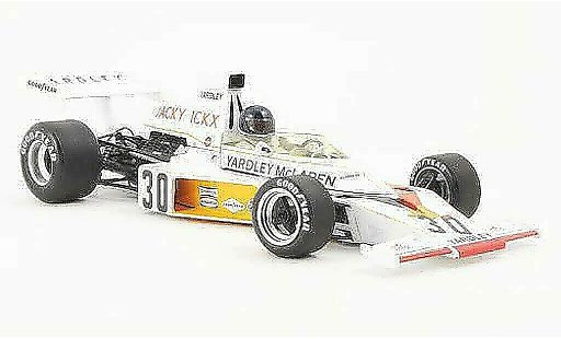 McLaren F1 Base 1/18 Minichamps Ford M23 No.30 Yardley J.Ickx GP Deutschland modellautos
