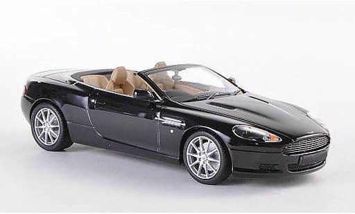 Aston Martin DB9 volante 1/43 Minichamps schwarz 2009 modellautos