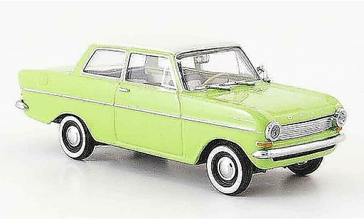 Opel Kadett A A 1/43 Minichamps gr&Atilde;&frac14;n weiss 1962 modellautos