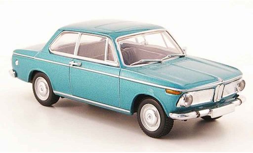 Bmw 1602 berline 1/43 Minichamps (Typ 116) t&Atilde;&frac14;rkis 1966 modellautos