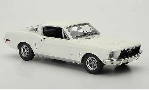 Ford Mustang Fastback 1/43 Minichamps 2+2 weiss modellautos