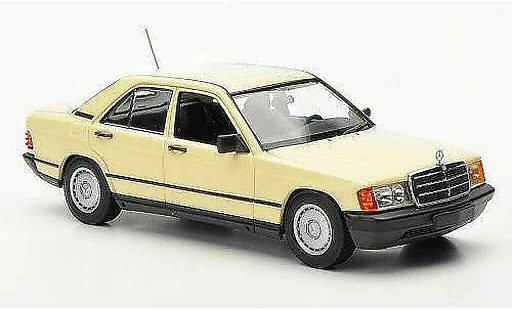 Mercedes 190 Base 1/43 Minichamps (W201) elfenbein 1984 modellautos
