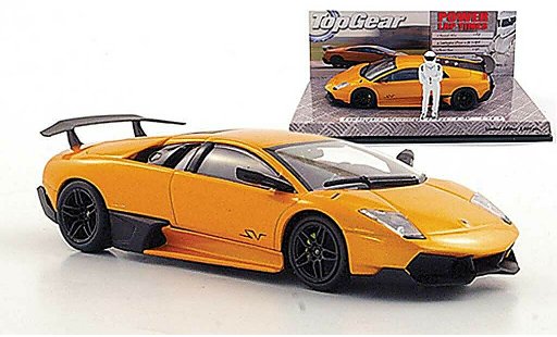 Lamborghini Murcielago LP670 1/43 Minichamps SV orange avec Figur ''The Stig'' modellautos