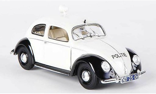 Volkswagen Kafer Base 1/43 Minichamps 1200 Export Politie Polizei (NL) 1951 modellautos
