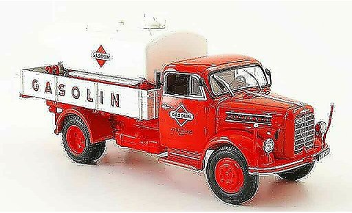 Borgward B4500 plateau 1/43 Minichamps Pritsche Gasolin avec Tankaufsatz 1954 modellautos