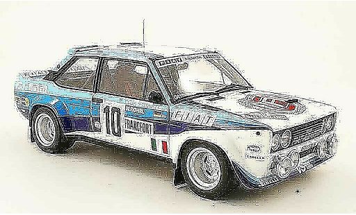 Fiat 131 Abarth 1/18 Kyosho no.10 sieger rallye monte carlo 1980 modellautos