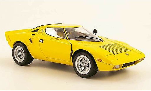 Lancia Stratos HF 1/18 Kyosho Wide Wheel gelb modellautos