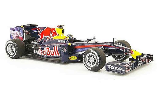 Renault F1 2010 1/18 Minichamps red bull racing no.5 s.vettel showcar modellautos