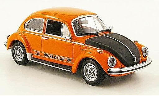 Volkswagen Coccinelle Base 1/43 Minichamps 1303 world cup orange schwarz 1974 modellautos