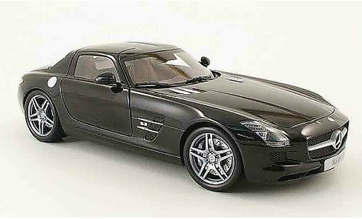 Mercedes SLS Coupe 1/18 Minichamps coupe amg (c197) noir 2010 modellautos