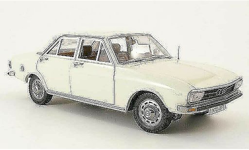 Audi 100 berline 1/18 Signature (c1) creme weiss 1971 modellautos