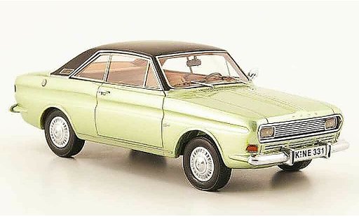 Ford Taunus Berline 1/43 Neo (P6) Coupe gr&Atilde;&frac14;n schwarz modellautos