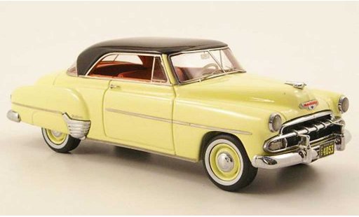Chevrolet De Luxe Coupe 1/43 American Excellence HT gelb/schwarz lim. Aufl. 500 1952 modellautos