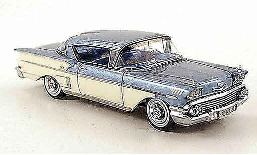 Chevrolet Bel Air Coupe 1/43 Neo 1958 Impala Hardtop blau/Ivoire modellautos