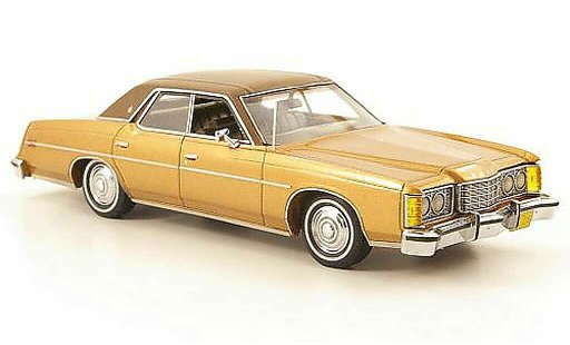 Ford LTD 1973 1/43 Neo le cuivre/schwarz-brun modellautos