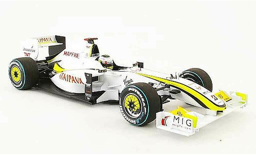 Mercedes F1 2009 1/18 Minichamps brawn gp bgp001 no.22 j.button gp brasilien modellautos