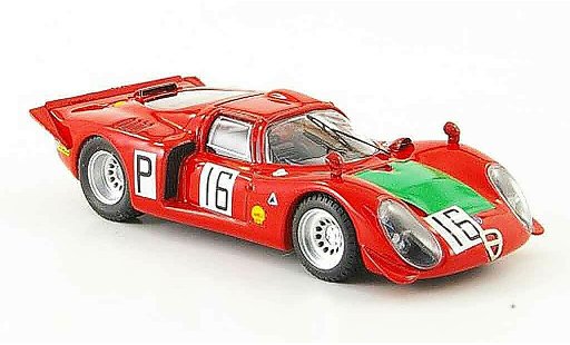Alfa Romeo 33.2 prototipo 1/43 Best 1968 no.16 giunti galli nurburgring modellautos