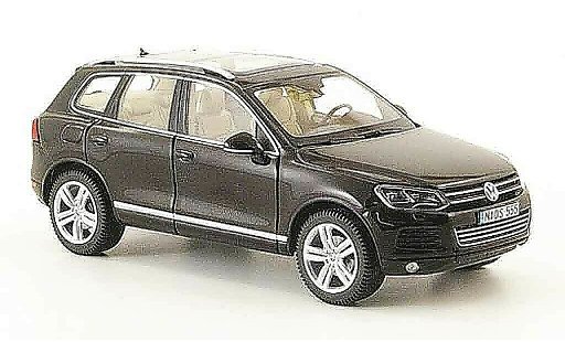 Volkswagen Touareg Base 1/43 Schuco ii schwarz 2010 modellautos