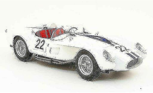 Ferrari 250 TR 1958 1/18 CMC no.22 weiss/blau modellautos