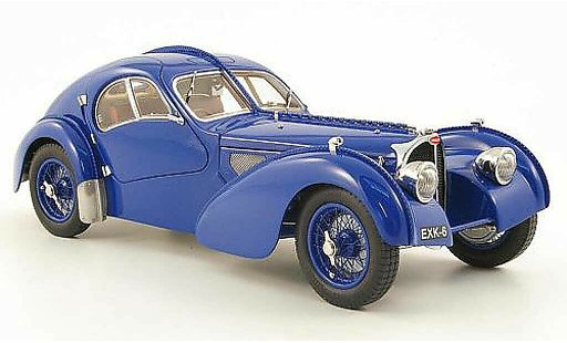 Bugatti 57 Atlantic 1/18 CMC SC coupe blau 1938 modellautos