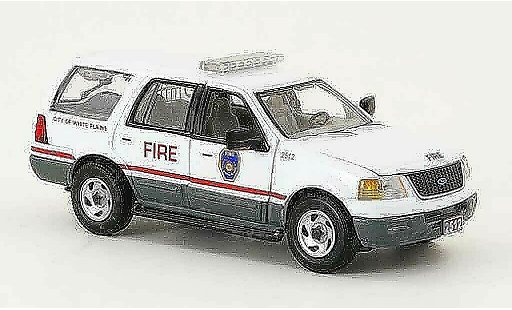 Ford Expedition Pompiers 1/43 Gearbox White Plains Fire Dept. pompier modellautos