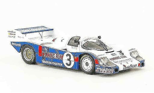 Porsche 956 1983 1/43 Ebbro No.3 Winning Run WEC Japan modellautos