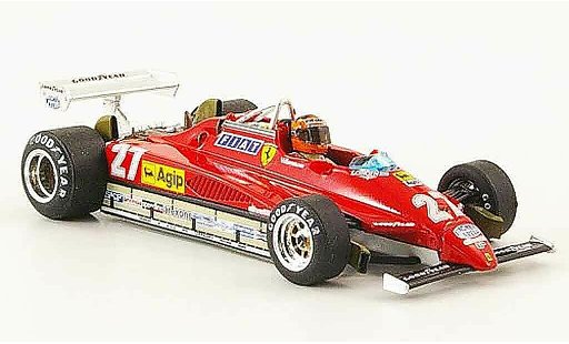 Ferrari 126 C2 1/43 Brumm turbo no.27 g.villeneuve gp belgien modellautos