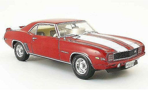Chevrolet Camaro Z28 1/18 Highway 61 rs rot/weiss 1969 modellautos