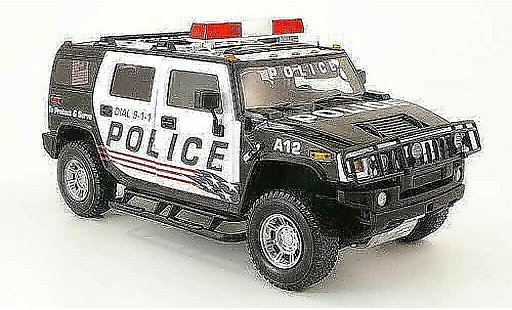 Hummer H2 Police 1/18 Highway 61 polizei usa modellautos