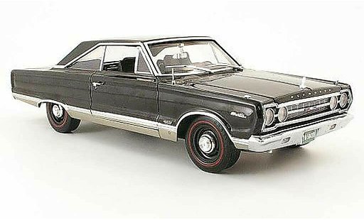 Plymouth Satellite 1967 1/18 Highway 61 schwarz modellautos