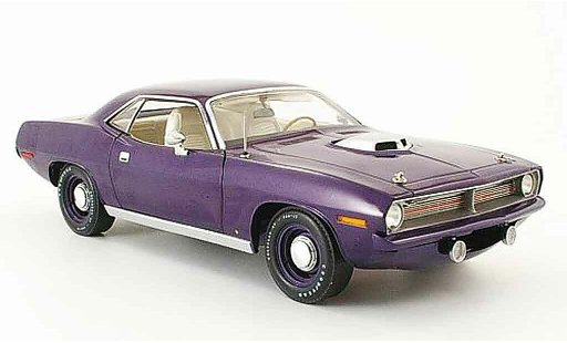 Plymouth Cuda 1970 1/18 Fairfield Mint hemi flieder modellautos