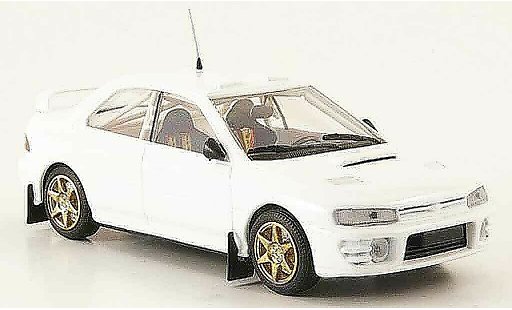 Subaru Impreza Base 1/43 Mini Partes weiss modellautos