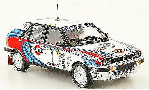 Lancia Delta HF Integrale 1/43 Mini Partes 16v no.1 sieger rallye portugal 1990 modellautos