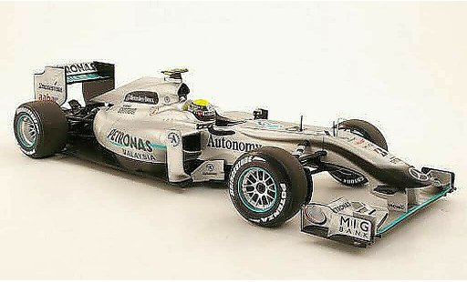 Mercedes F1 2010 1/18 Minichamps MGP W01 No4 Petronas N.Rosberg Saison modellautos