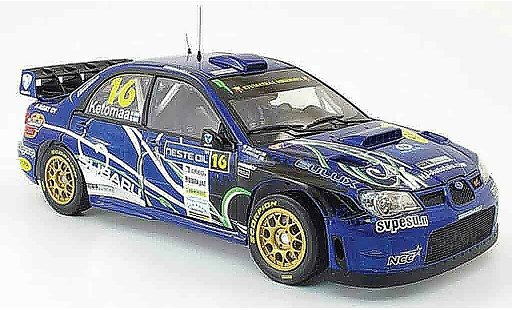 Subaru Impreza WRC 1/18 Sun Star 07 no.16 rallye finlande 2009 modellautos