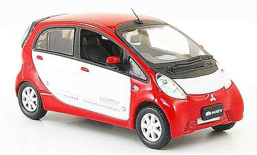 Mitsubishi iMiev Base 1/43 Vitesse rot weiss modellautos