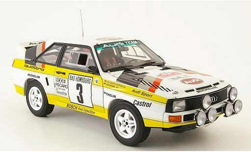 Audi Sport Quattro rallye 1/18 Autoart no.3 monte carlo 1985 modellautos