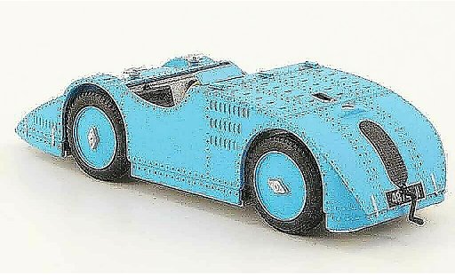 Bugatti 32 grand prix 1/43 Brumm tank blau prototyp 1923 modellautos