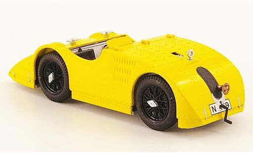 Bugatti 32 grand prix 1/43 Brumm tank gelb contessa elizabeth junek (cz) 1923 modellautos