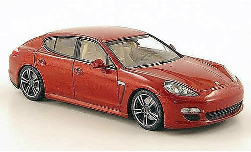 Porsche Panamera Base 1/43 Minichamps rot 2010 modellautos