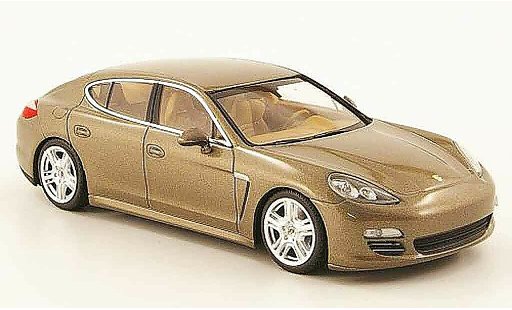 Porsche Panamera 4 1/43 Minichamps 4 beige 2010 modellautos