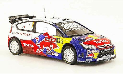 Citroen C4 WRC 2009 1/43 IXO no.1 total sieger wales gb rallye modellautos