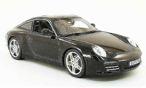 Porsche 911 Targa 1/18 Norev 4s schwarz 2009 modellautos