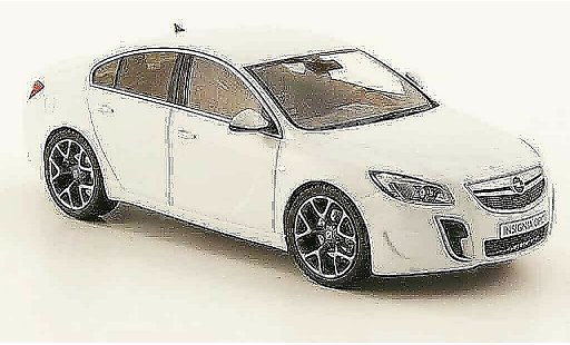 Opel Insignia OPC 1/43 Schuco weiss 2009 modellautos