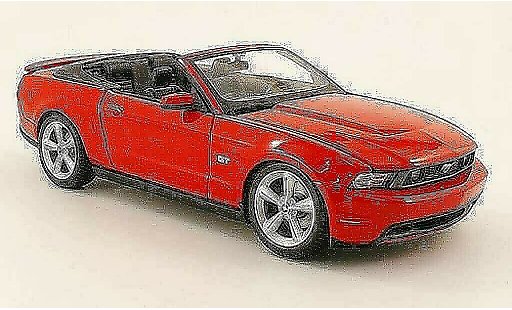 Ford Mustang Convertible 1/18 Maisto gt cabriolet rot modellautos