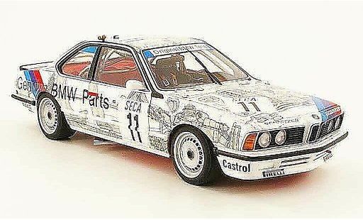 Bmw 635 CSi 1/18 Autoart m gruppe a no. 11 24h spa 1986 modellautos