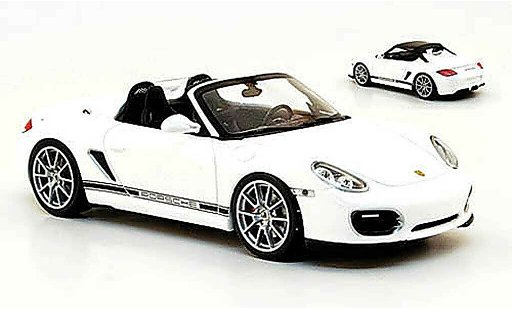Porsche 718 Spyder 1/43 Minichamps weiss 2010 inklusive SoftTop modellautos