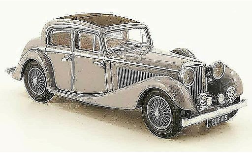 Jaguar SS Base 1/43 Oxford 2.5 saloon grau modellautos