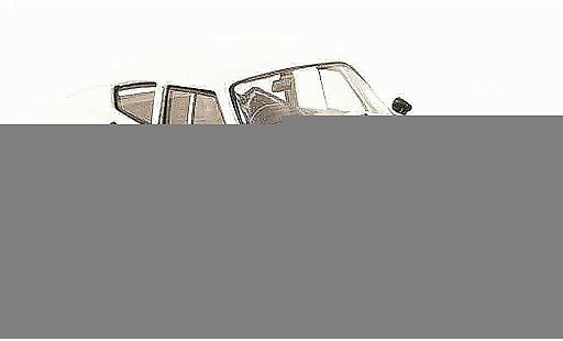 CG 1300 coupe 1/43 Nostalgie weiss 1973 modellautos
